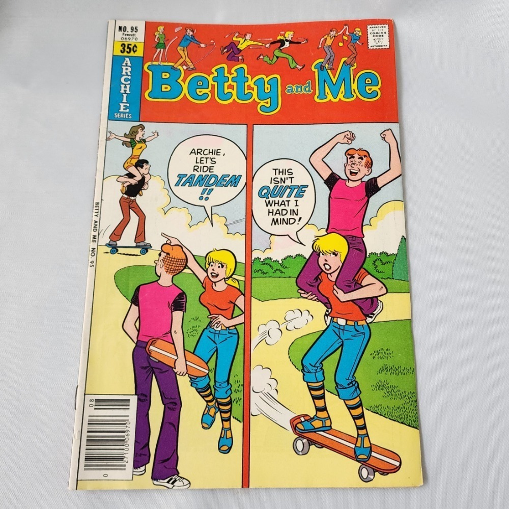 Betty and Me Comic Book No. 95 Archie Series Vintage Bronze Collectible 35 Cents